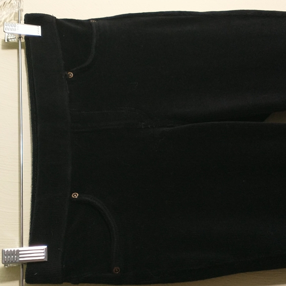 HUE Black pullon stretch corduroy legging pants , sz S - Picture 2 of 13